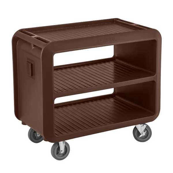 Cambro SC337131 I Service Cart Pro I Large Open Sided Carts I Dark Brown