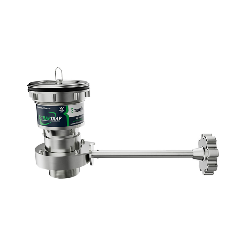 3monkeez SCRAP-C-90-316 Valve, 50mm BSP Connection, Includes Fixed Strainer and Suit 90mm O/L