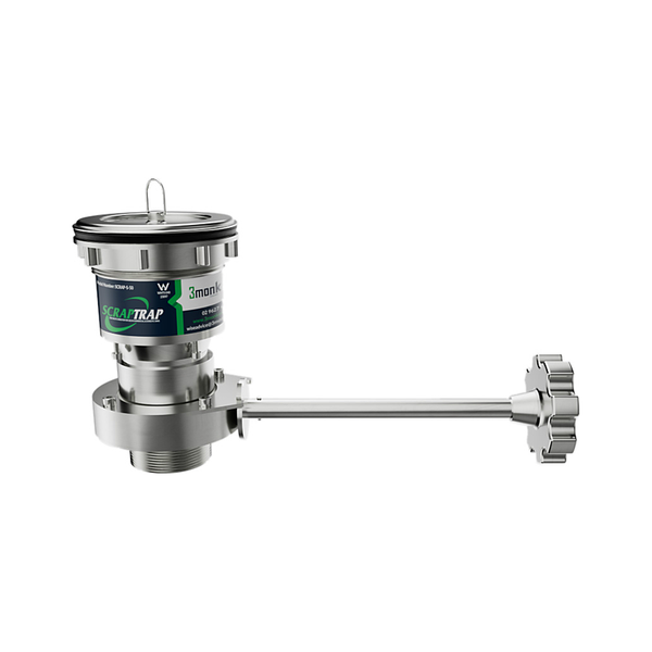 3monkeez SCRAP-C-90 Valve, 50mm BSP Connection, Includes Fixed Strainer and Suit 90mm O/L