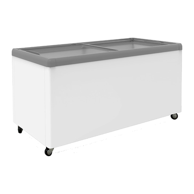 Exquisite SD650 | Flat Glass Display Chest Freezers with 6 Baskets