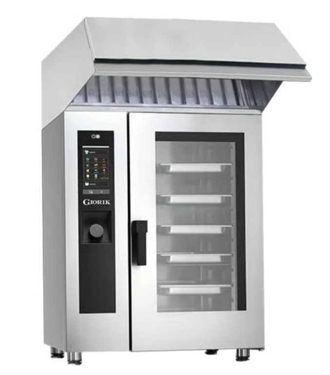 Giorik SEHE101WT.SF.H | Steambox Evolution | 10 X 1/1 GN | wit Standard Filter |and Ventless Hood | Electric | Combi Oven