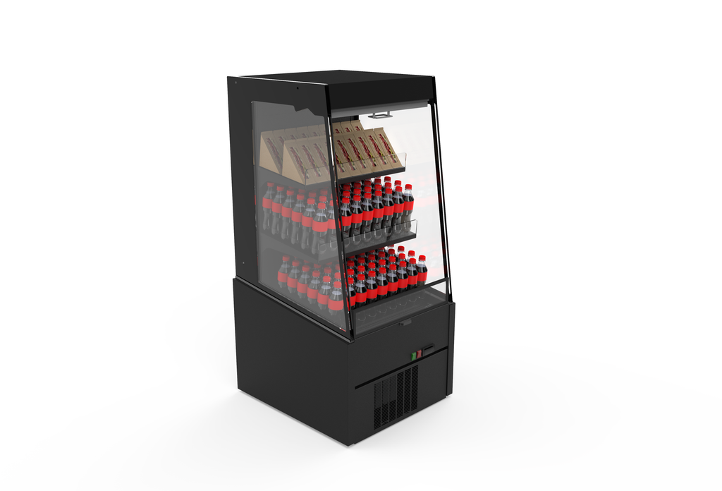 Hussmann SGN141S Self-Contained Semi Vertical Open Display Cabinet