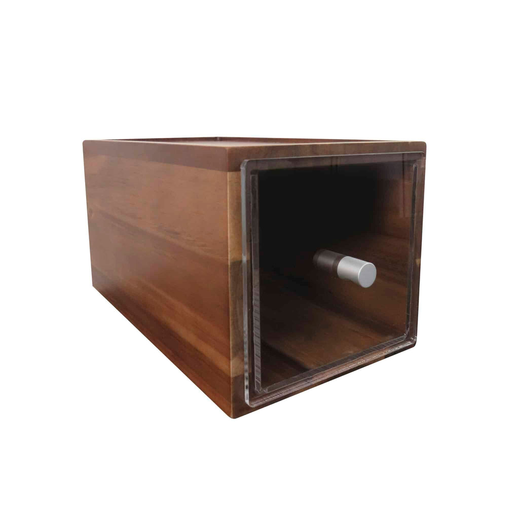 Smith & Hubble Elevate SH-ELBD11-W | Single Bread Drawer | Rich Walnut Colour | GN 1/3 Compatible | Bread | Drawer