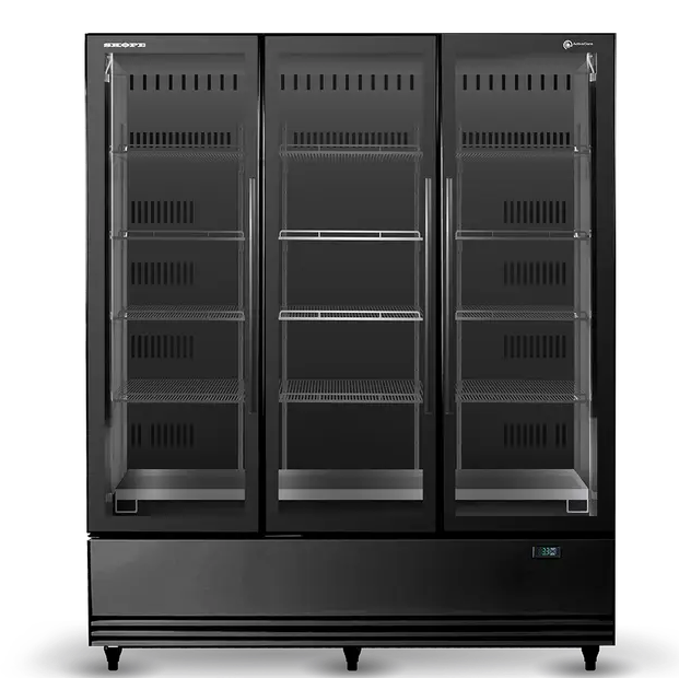 Skope SKB1500N-A | 3 Glass Door Display | Customisable | Bottom Mount | Upright Fridge | Display Fridge | Commercial Upright Fridge