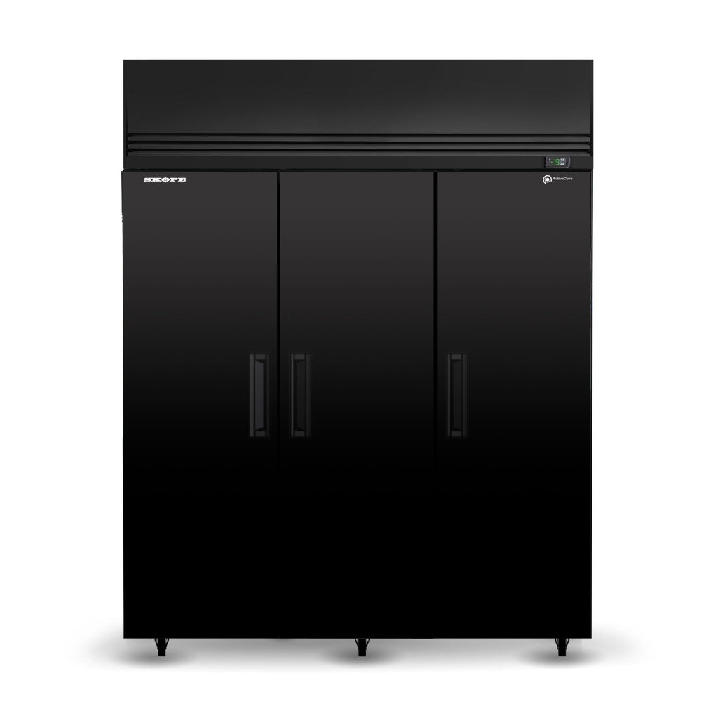SKOPE SKFT1500NS-A ActiveCore Upright Freezer | 3 Solid Doors with 5 Shelves per Door, Customisable
