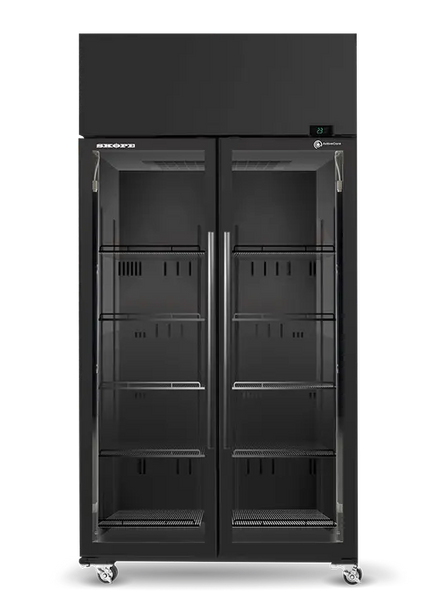 Skope SKT1000N-A | 2 Glass Door Display | Storage Fridge | Upright Fridge | Display Fridge | Customisable | Commercial Upright Fridge