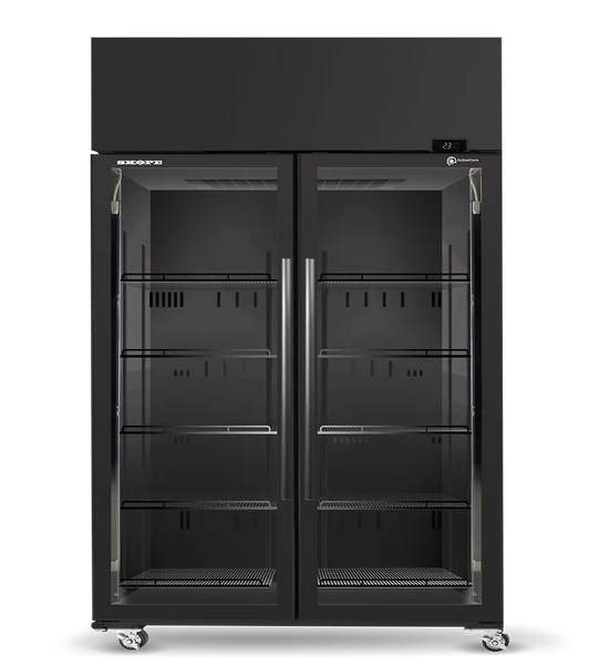 Skope SKT1300N-A | 2 Glass Door Display | Storage Fridge | Upright Fridge | Display Fridge | Customisable | Commercial Upright Fridge
