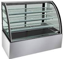 Chilled Food Display, Bonvue, SL840, Food Display Curved Glass, Sliding Glass Doors