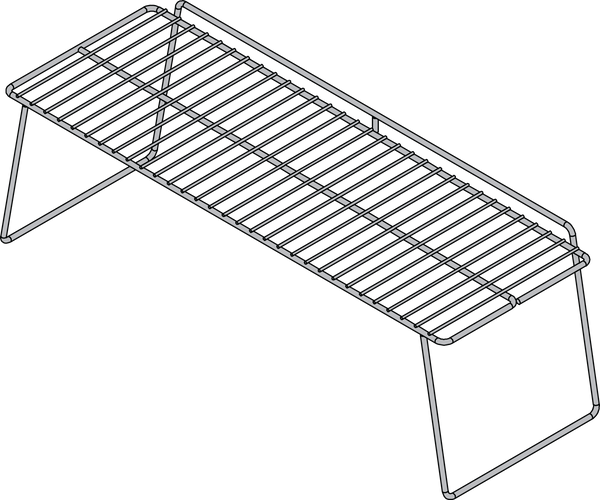 Roband SM22 I Midshelves I Stainless Steel Shelves I for Bain Marie