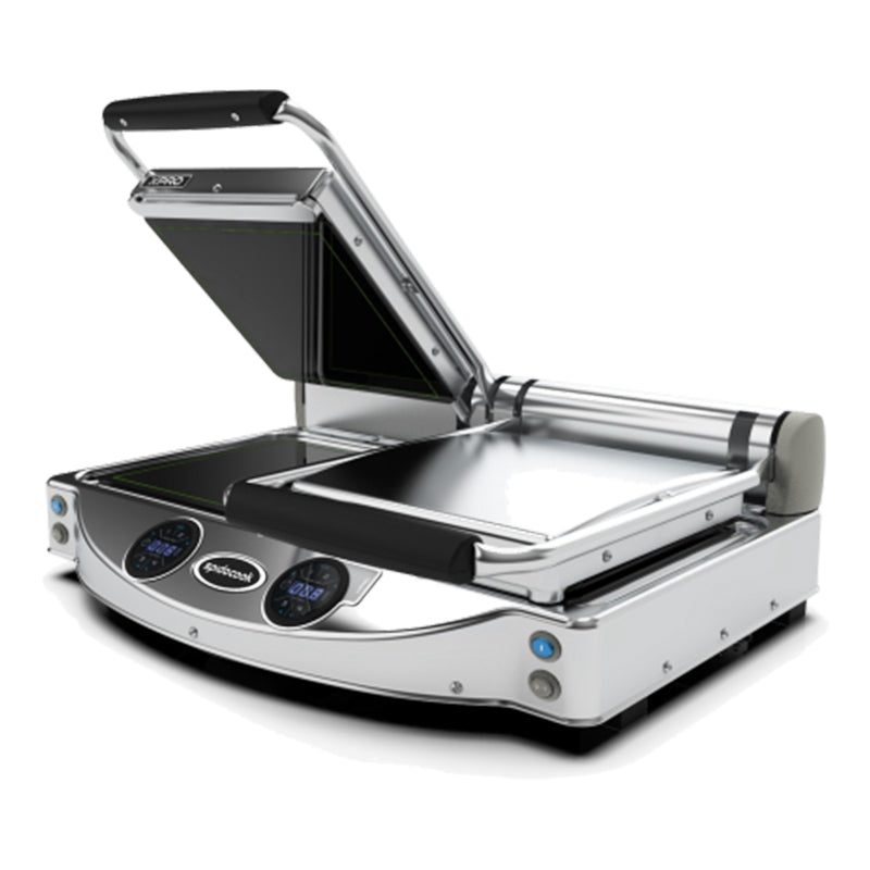 Spidocook Spidoglass XPRO SPE-SP020X double contact grill - two cooking stations