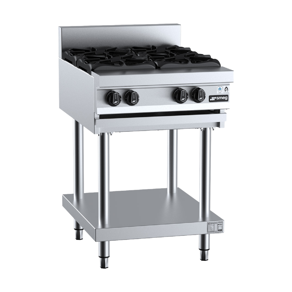 Smeg SPBT4 4 Burner Boiling Top on Stand