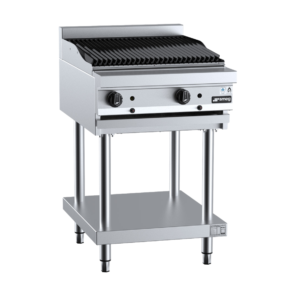 Smeg SPCB6 600mm Char Broiler on Stand