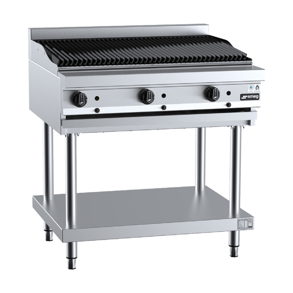 Smeg SPCB9 900mm Char Broiler on Stand
