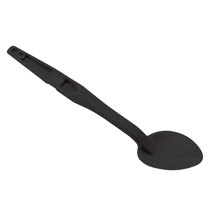 Cambro SPO13110 I High Heat Solid Deli Spoons I 333 mm I Serving Spoons I Black I Case of 12