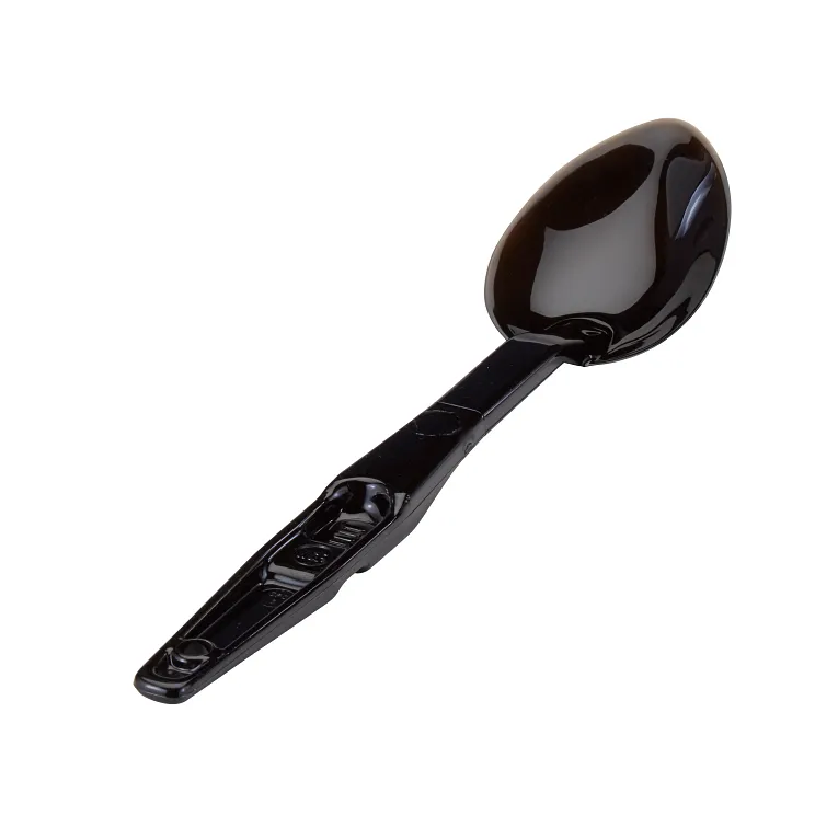 Cambro SPO13CW110 I Camwear Solid Deli Spoon I 333 mm I Serving Spoons I Black I Case of 12