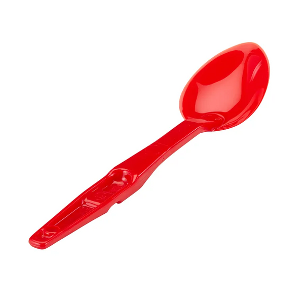 Cambro SPO13CW404 I Camwear Solid Deli Spoon I 333 mm I Serving Spoons I Red I Case of 12