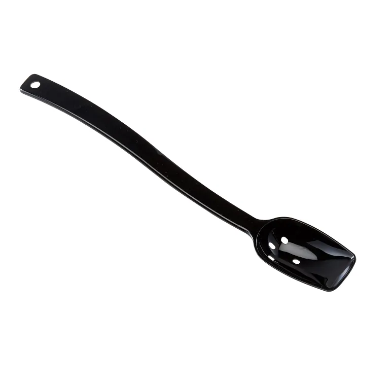 Cambro SPOP10CW110 I Camwear Perforated Buffet Spoon I Serving Spoons I Black I Case of 12