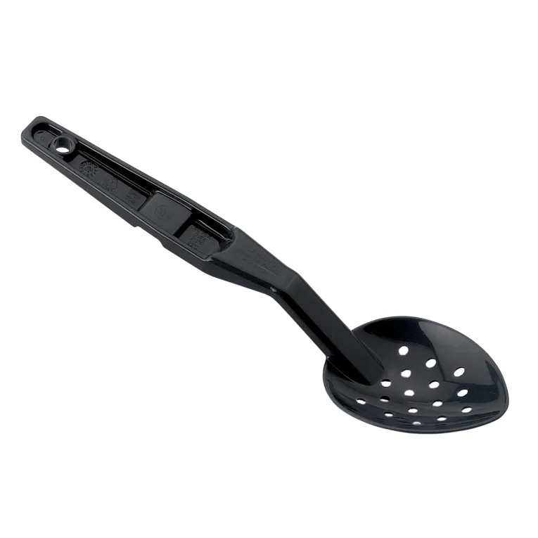 Cambro SPOP11CW110 I Camwear Perforated Deli Spoon I 283 mm I Serving Spoons I Black I Case of 12