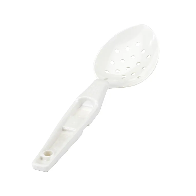 Cambro SPOP11CW148 I Camwear Perforated Deli Spoon I 283 mm I Serving Spoons I White I Case of 12