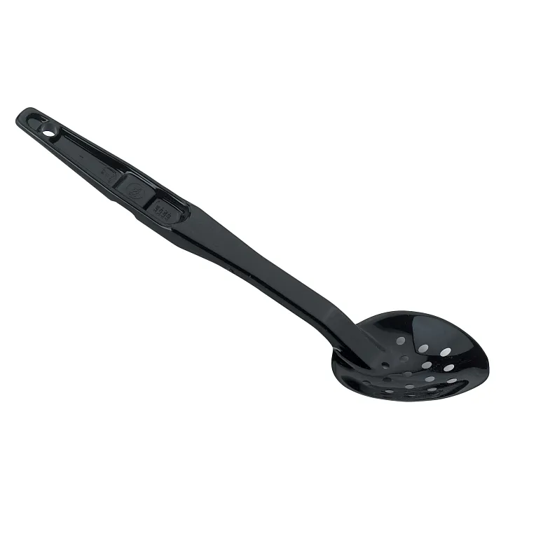 Cambro SPOP13110 I High Heat Perforated Deli Spoons I 333 mm I Serving Spoons I Black I Case of 12