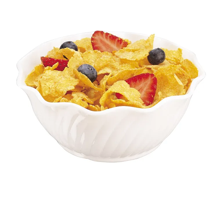 Cambro SRB13148 I SAN Swirl Bowls I 384 mL (13 oz) I White I Case of 24