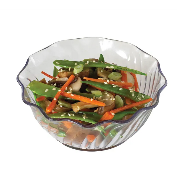 Cambro SRB13CW135 I Camwear Swirl Bowls I 384 mL (13 oz) I Clear I Case of 24