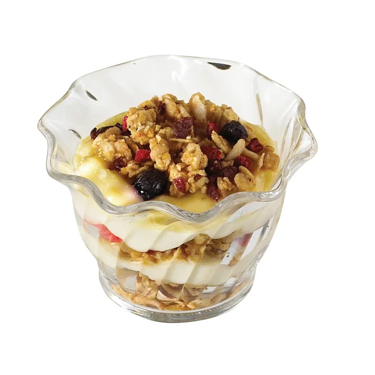 Cambro SRB5152 I SAN Swirl Bowls I 148 mL (5 oz) I Clear I Case of 24