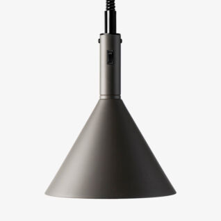 StayHot ST-1224-TOPIUG | Trattoria 1224 | Pendant | Heat Lamp | With Retractable Cord | Umbra Grey