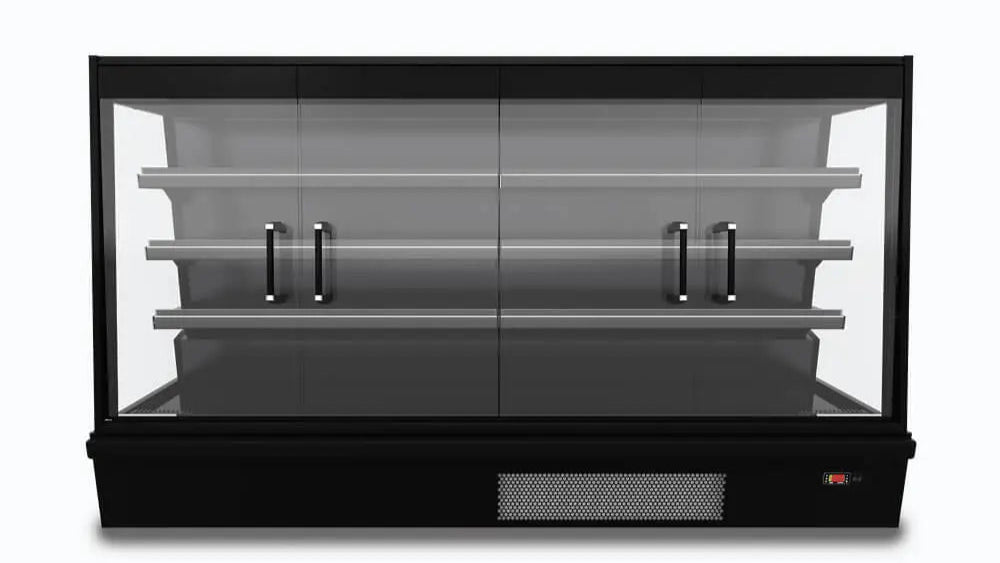 Multideck Display Fridge, Bromic, SVM1250HD-NR, Double Hinged Door, 443L, Semi Vertical