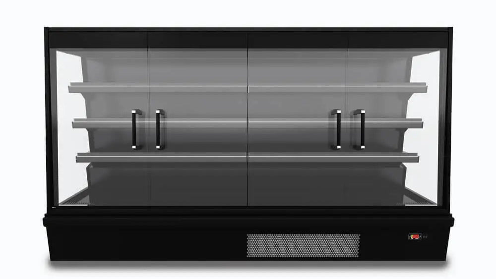 Multideck Display Fridge, Bromic SVM1580HD-NR, Double Hinged Door, 559L, Semi Vertical