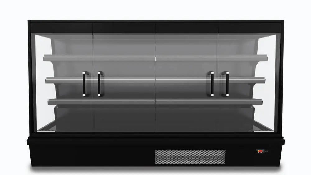 Multideck Display Fridge, Bromic, SVM1875SD-NR, Double Sliding Door, 664L, Semi Vertical