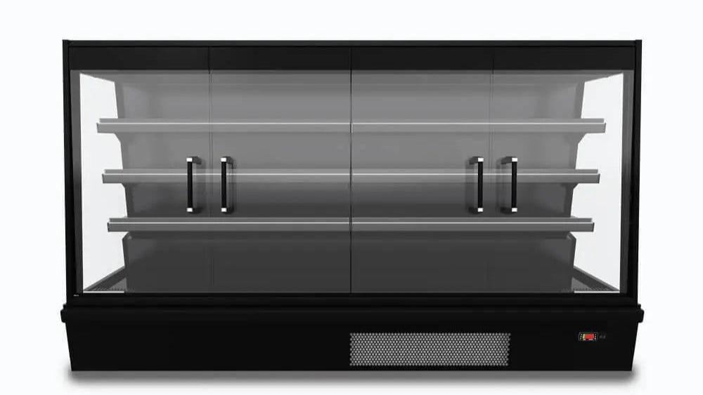 Multideck Display Fridge, Bromic SVM2500HD-NR, 4 Door Display Fridge, 885L, Semi Vertical 