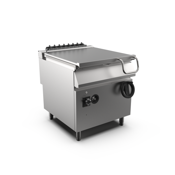 Mareno BR98G80-NG M1 90 Series Gas Tilting Bratt Pan I With Manual Tilt I 80 L