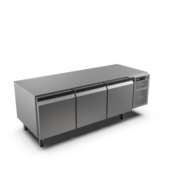 Mareno BRT3PTNSP M1 3 door Refrigerated Counter Without Worktop I Underbench Fridge
