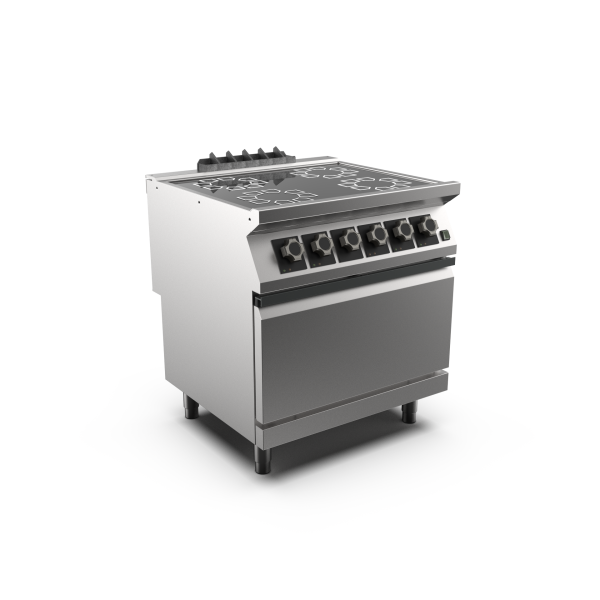 Mareno CV78EFEV M1 70 Series 4 Zone Ceramic Hotplate Range With Electric Fan Assisted Oven