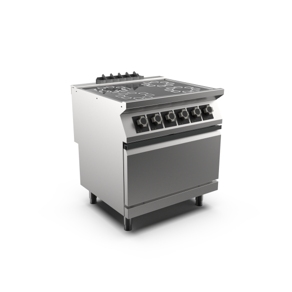 Mareno CV98EFE M1 90 Series 4 Zone Ceramic Hotplate Range With Electric Static Oven