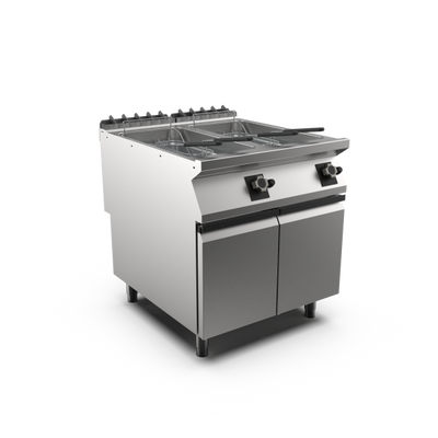 Mareno FR98G23A-NG M1 90 Series Twin Pan Gas Fryer I Freestanding I 23+23 L