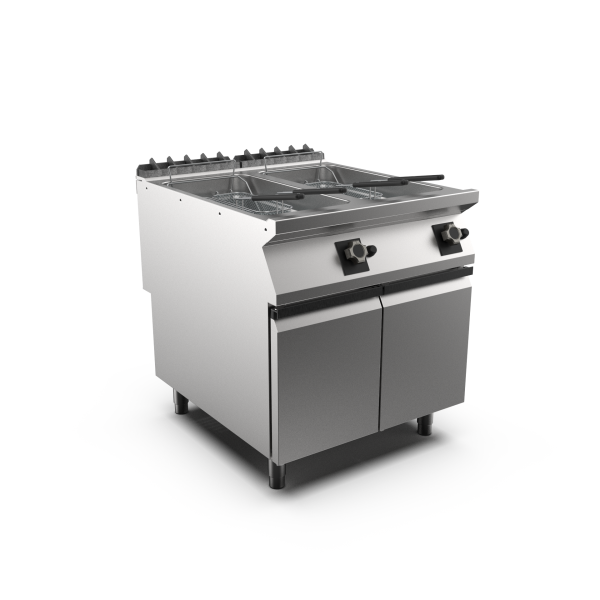 Mareno FR98G23A-NG M1 90 Series Twin Pan Gas Fryer I Freestanding I 23+23 L