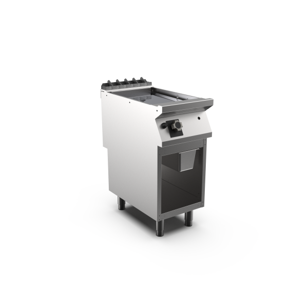Mareno FT74GLCG-NG M1 70 Series Chrome Gas Frytop on Open Stand I 400mm wide