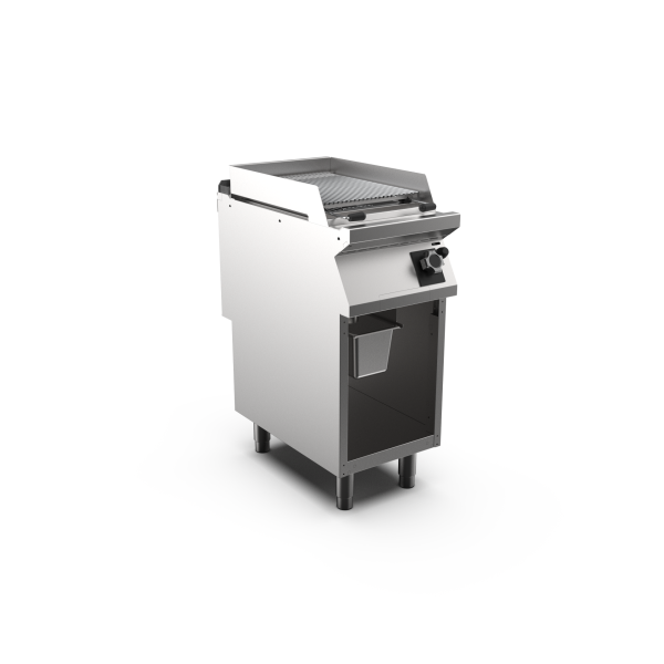 Mareno GL74GIG-NG M1 70 Series Gas Charcoal Grill With Lava Rocks and Stainless Steel Grid I Freestanding I 400mm Wide