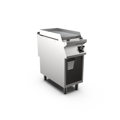 Mareno GL94GIGC-NG M1 90 Series Gas Charcoal Grill With Lava Rocks and Stainless Steel Grid on Open Stand I 400mm Wide