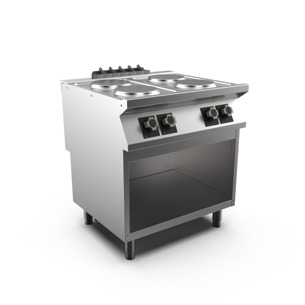 Mareno PC78EGPT M1 70 Series 4 Hob Electric Circular Cook Top I Open Stand