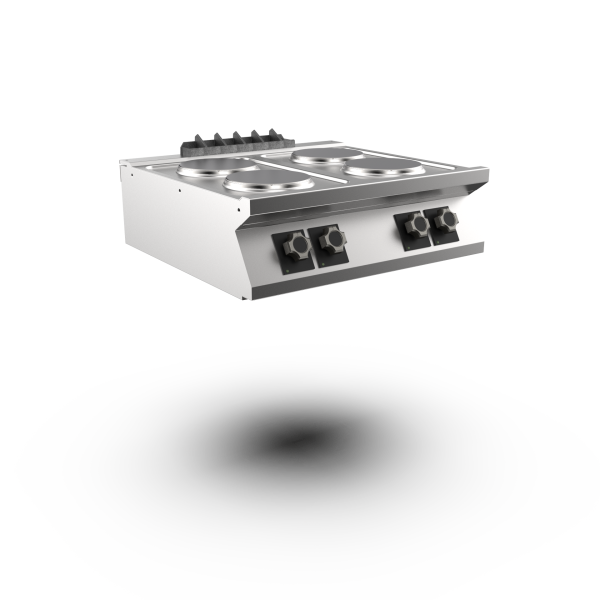 Mareno PC78ETPT M1 70 Series 4 Hob Electric Circular Cook Top