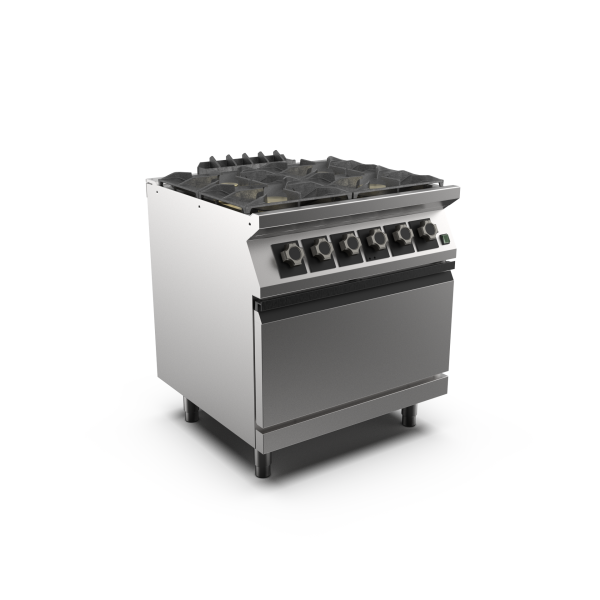 Mareno PC78GFEV-NG M1 70 Series 4 Gas Burner Fan Assisted Electric Oven Range I Freestanding I 800mm Wide