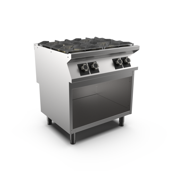 Mareno PC78GG-NG M1 70 Series Gas Cook Top on Open Stand I Freestanding I 4 Burner