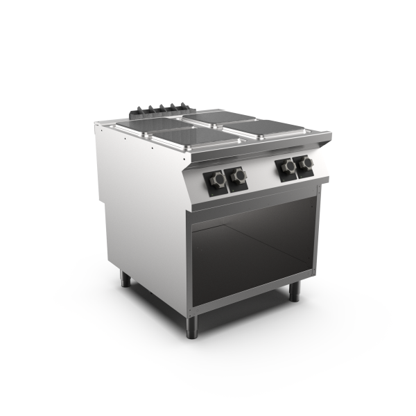 Mareno PC98EGPQ M1 90 Series 4 Hob Electric Square Cook Top I Open Stand