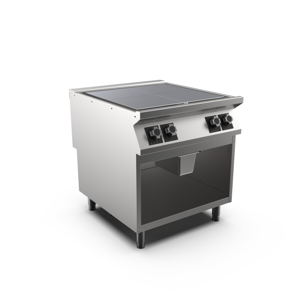Mareno PL98EG M1 90 Series Electric PLANCHA 2-IN-1 top I 800mm Wide I Open Stand