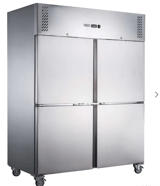F.E.D XURF1200S2V | Stainless Steel Freezer | 4 Door Freezer | Upright Freezer