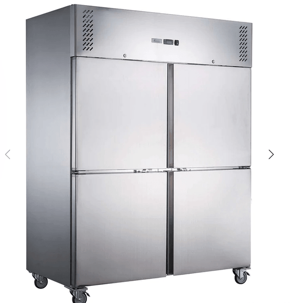 F.E.D XURC1410S2V | Stainless Steel Fridge | 4 Door Fridge | Upright Fridges