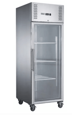 F.E.D XURC600G1V I Stainless Steel Fridge I Glass Door Fridge I Upright Fridges